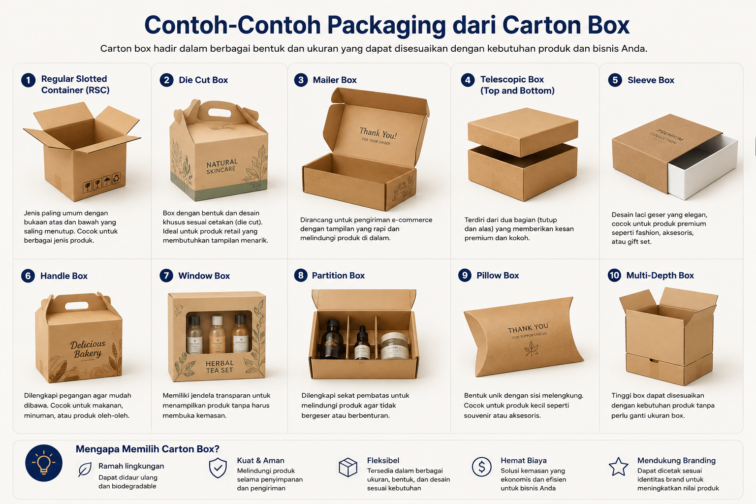 You are currently viewing Tips Memilih Packaging Carton Box yang Tepat untuk Produk Anda