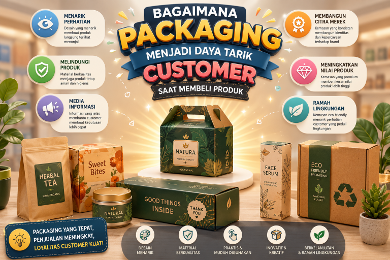 Read more about the article Bagaimana Packaging Menjadi Daya Tarik Customer Saat Membeli Produk