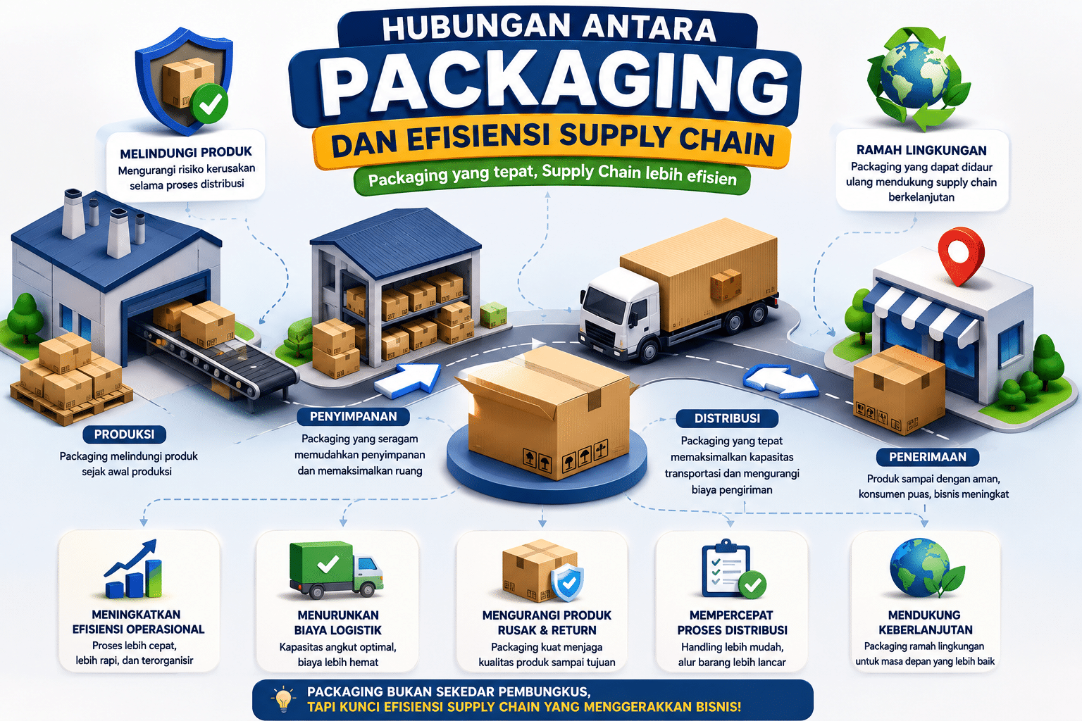 You are currently viewing Hubungan Antara Packaging dan Efisiensi Supply Chain