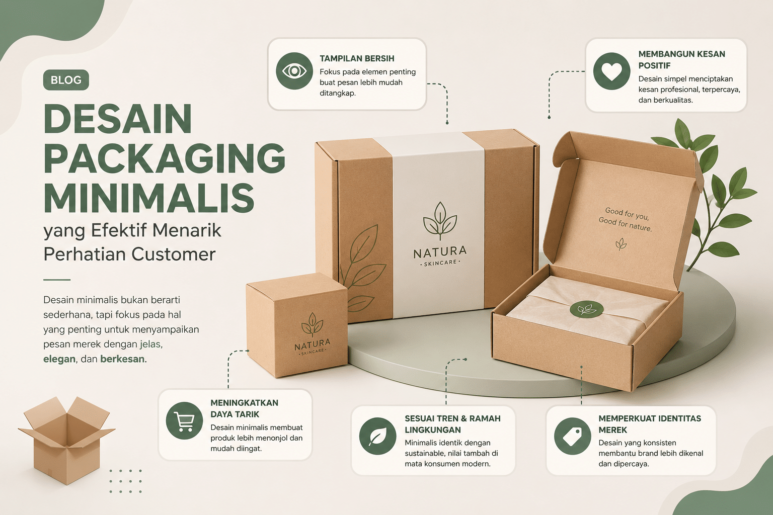 You are currently viewing Desain Packaging Minimalis yang Efektif Menarik Perhatian Customer