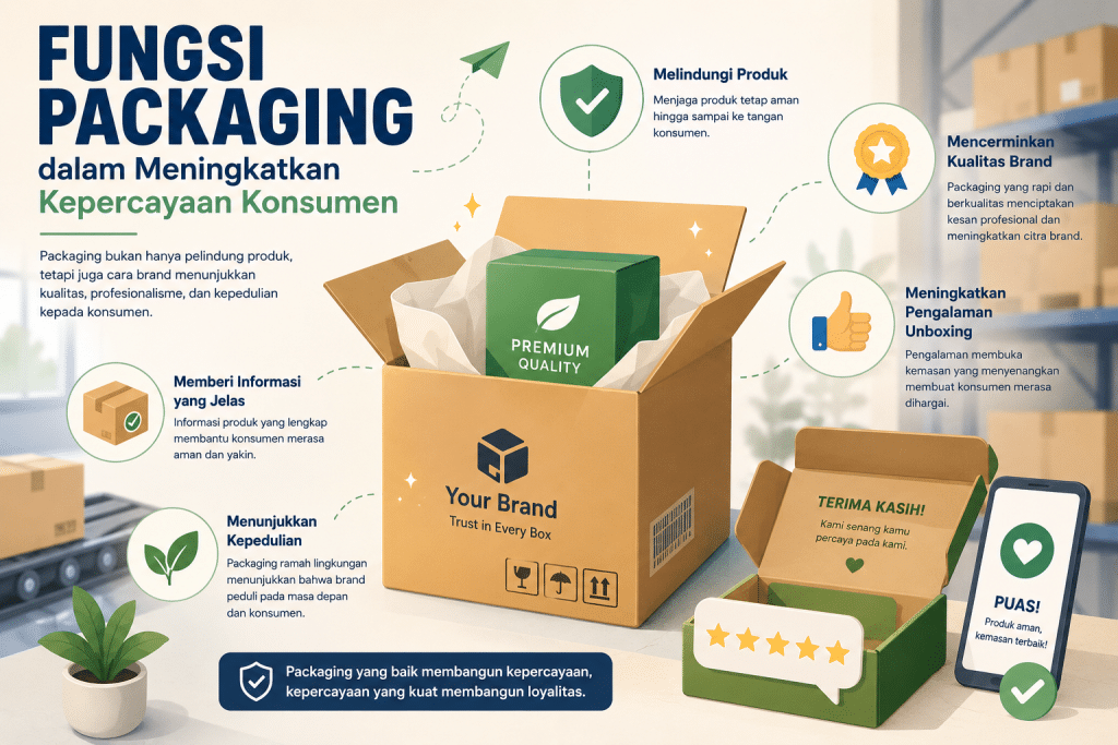 Fungsi Packaging dalam Meningkatkan Kepercayaan Konsumen