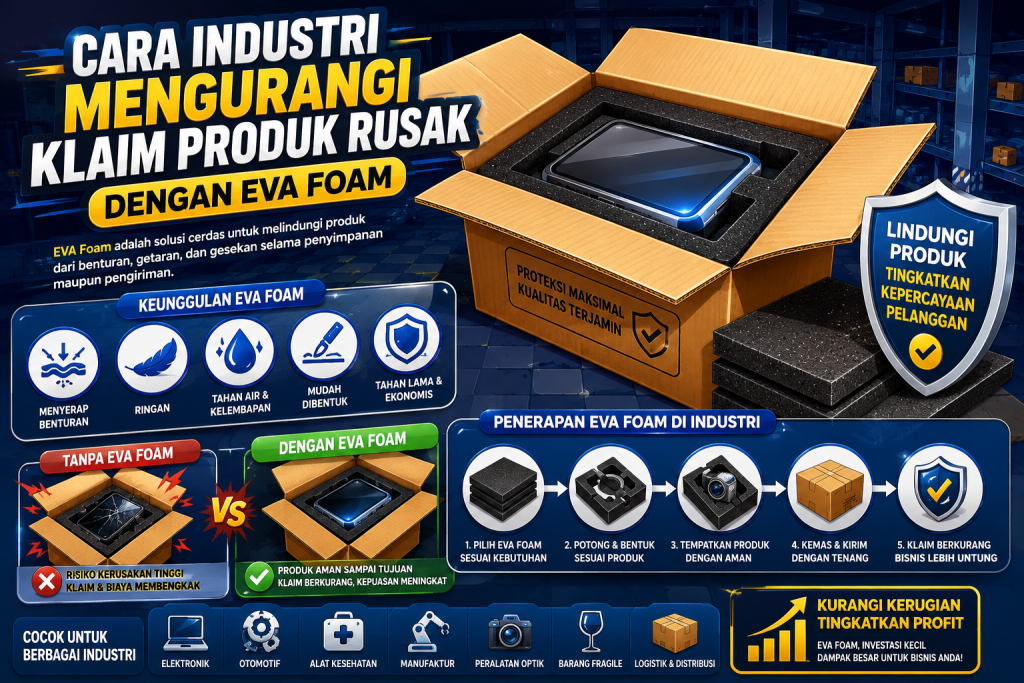 Cara Industri Mengurangi Klaim Produk Rusak dengan EVA Foam