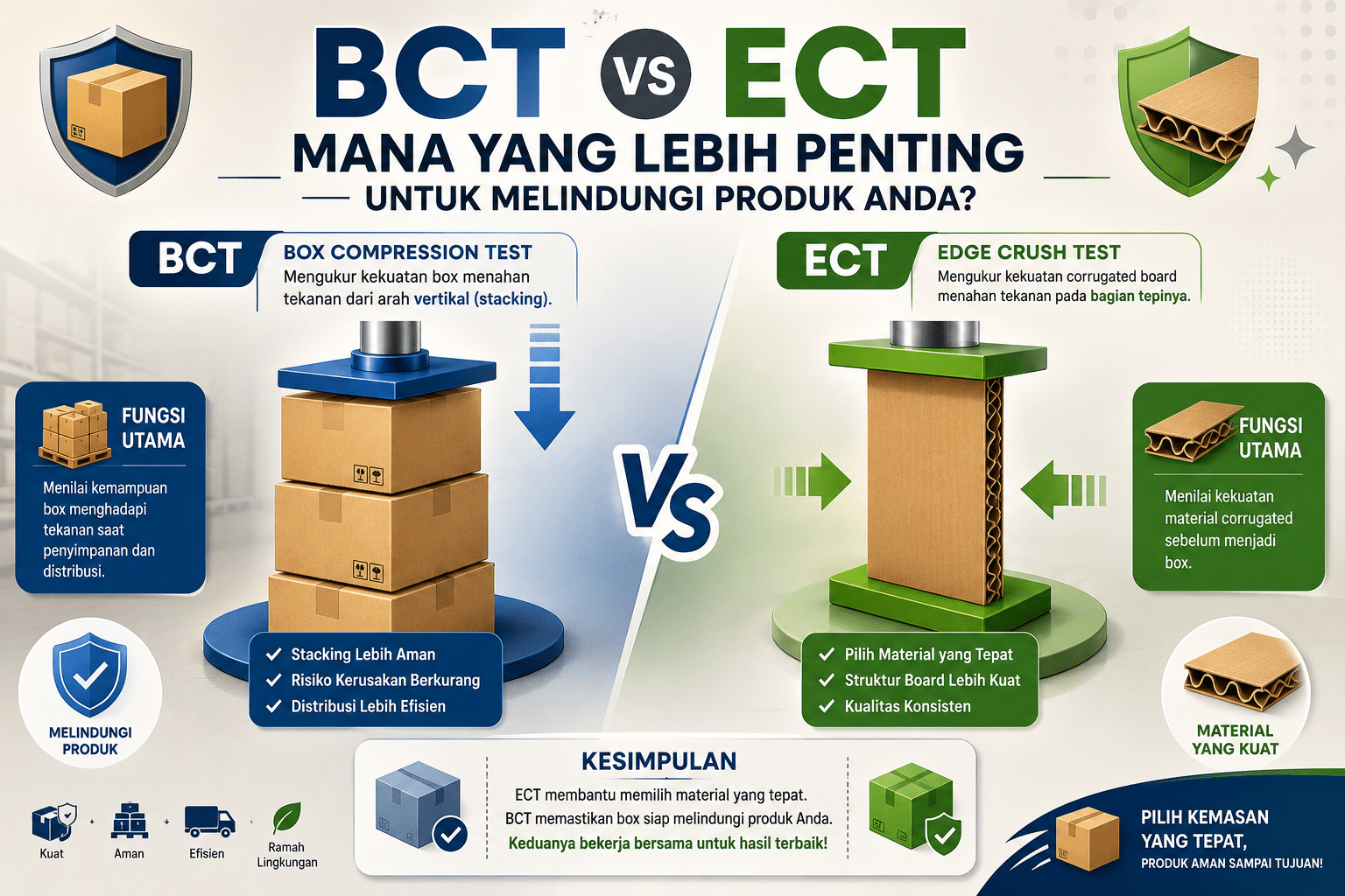Read more about the article BCT vs ECT: Mana yang Lebih Penting untuk Melindungi Produk Anda?
