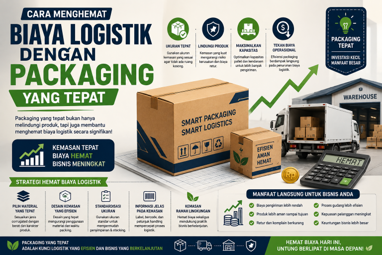 Read more about the article Cara Menghemat Biaya Logistik dengan Packaging yang Tepat: Strategi Efisien untuk Bisnis Modern