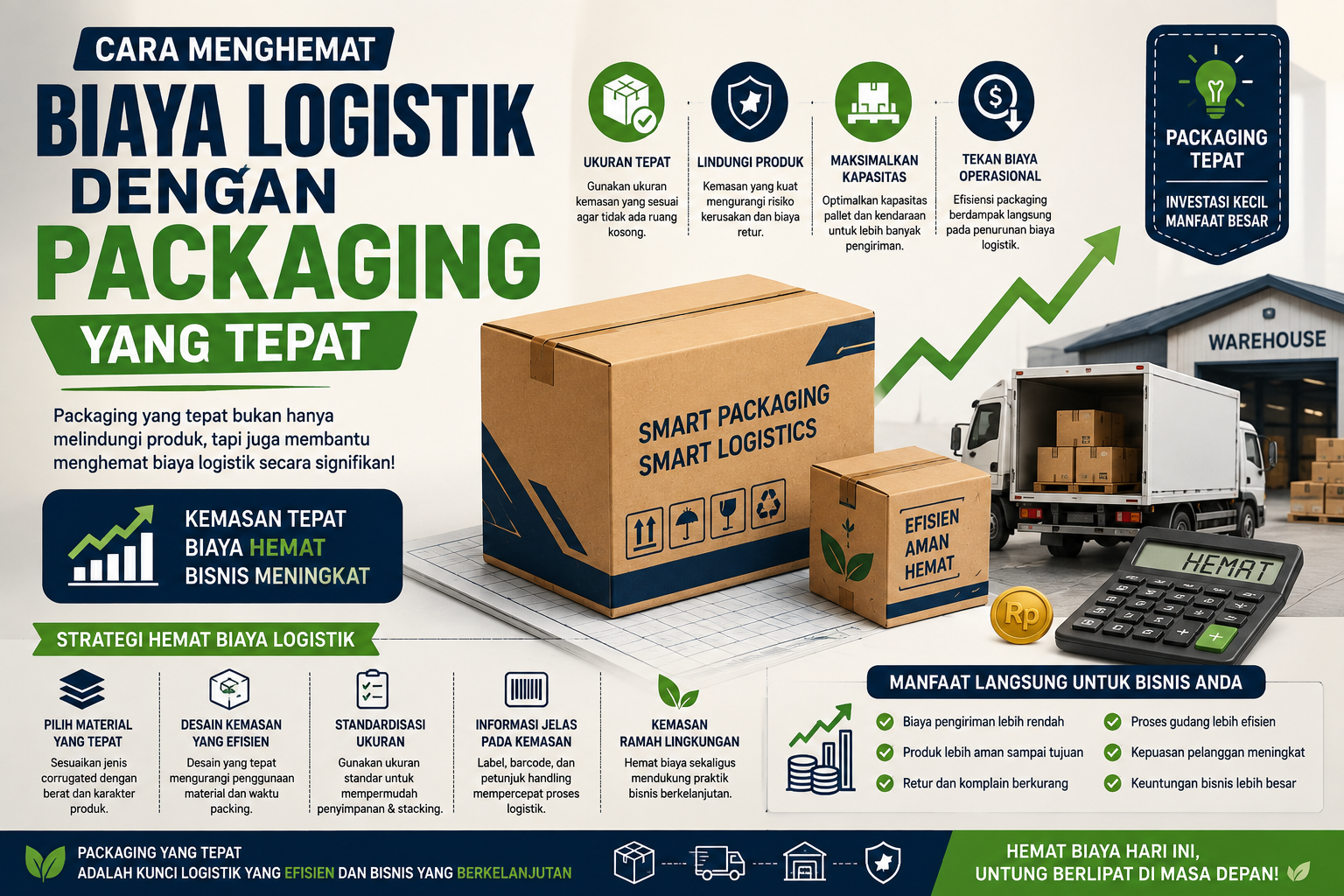 Read more about the article Cara Menghemat Biaya Logistik dengan Packaging yang Tepat: Strategi Efisien untuk Bisnis Modern