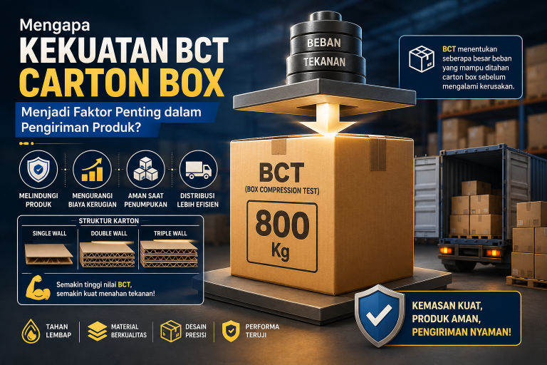 Read more about the article Mengapa Kekuatan BCT Carton Box Menjadi Faktor Penting dalam Pengiriman Produk?